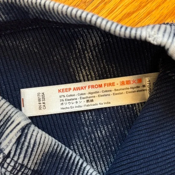 Urban Outfitters Out From Under Blue Ribbed Biker Shorts Women’s Size Small - Picture 4 of 8